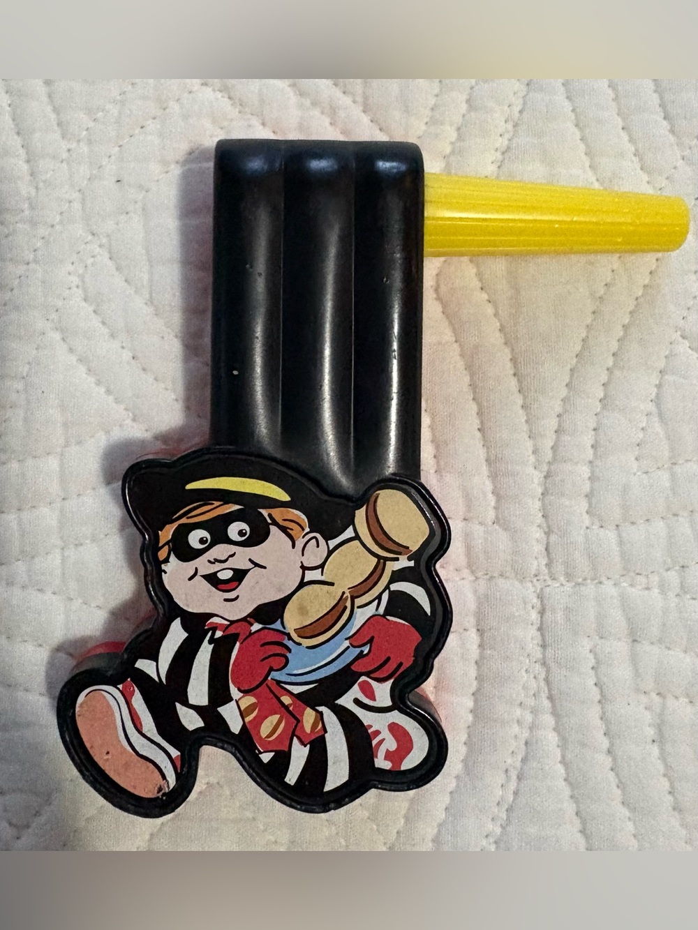 McDonald’s Vintage Happy Meal Hambugler 1996 Noise Spinner